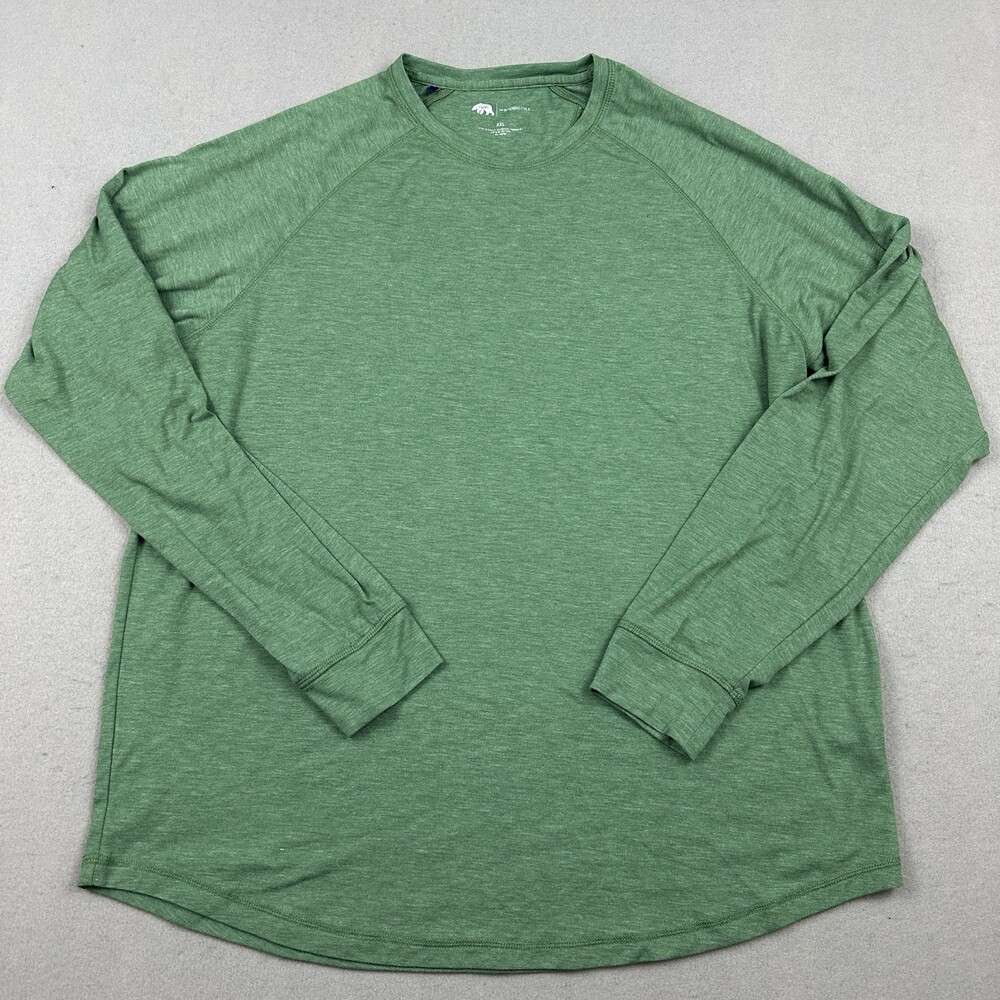 Onward Reserve Shirt Men 2XL Green Long Sleeve Performance Tee Crewneck XXL